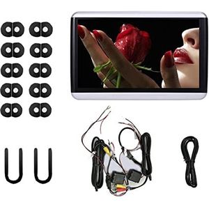 Draagbare dvd-speler voor videospelers op hoofdsteunen in auto's Auto Hoofdsteun Monitor 10.6 Inch Display Link Standalone 1080P 4K Video WiFi/Bluetooth/USB/SD Multimedia Speler met HD-roterend scherm