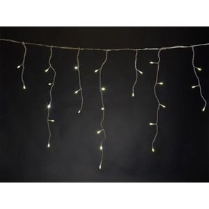 Vellight IJspegel-kerstverlichting - 2 x 1,3 m - 150 leds - warmwit - binnen en buiten