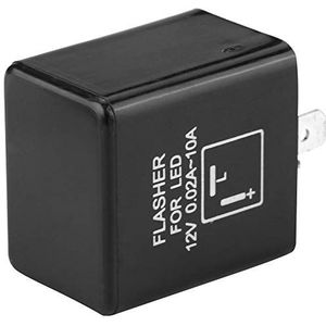 Suuonee - Knipperrelais, 12 V 2-pins elektronische auto knipperrelais decoder voor led-signaal licht