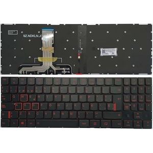 Russisch/Amerikaans/VK/Spaans/Latijns/Duits laptoptoetsenbord voor Lenovo voor Legion Y540-15IRH Y540-17IRH Y545-PG0 Y530-15ICH Y7000P-1060(SP Red backlit)