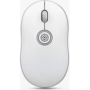 Draadloze muis met 3 knoppen 2,4 ghz opladen 3 versnellingen 1600 dpi Plug-and-play-functie, geschikt voor pc notebookcomputers (wit)