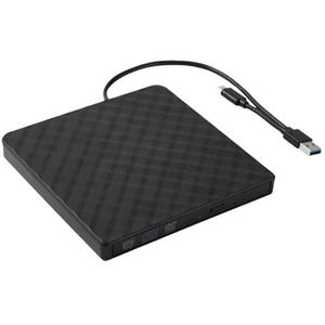 2-in-1 USB 3.0 Type C Slanke Externe DVD RW CD-brander, Brander, Lezer, Speler, Optische Schijven For Laptop, Desktop-pc, Dvd-brander