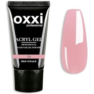 Oxxi Professional 30ml Acryl Gel Poly Nagel Acryl Gel Bouwen Druk op Valse Nep Nagel tips (Roze 04)