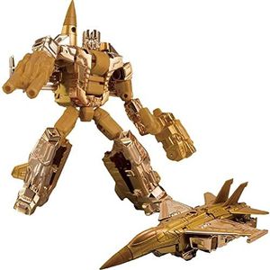 Transformer-Toys, 35e verjaardag van de Golden Lagoon-serie, Collection-serie, gouden speciale versie van de beweegbare pop van de rode spin, de hoogte van het vervormingsspeelgoedmodel is 6 inch