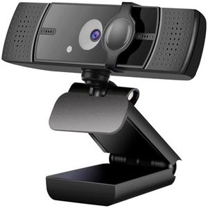 2K webcam, Ultra 2K HD computercamera met 2K/30fps, 2 ruisonderdrukkende microfoons, TOF Autofocus Streaming Webcam met Privacy Cover, voor Computer/Zoom/Skype/YouTube/Laptop