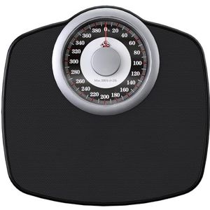 Zeno A25 Weegschalen voor lichaamsgewicht - tot 400 lbs - Nieuw - 5,3"" wijzerplaat op 12,4"" x 10,2"" platform - antislip rubberen oppervlak - badkamerweegschaal analoog - duurzaam met 20 jaar garantie