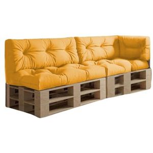 Chilly Pilley Palletkussen Waterdicht Palletkussen Palletkussen Palletmeubels Tuinkussen Waterdicht Waterafstotend Vele Maten En Kleuren (Set Van 5 Geel)