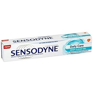 6 x SENSODYNE Daily Care Tandpasta - Deep Clean Gel - 24/7 Verzorging voor gevoelige tanden - 75 ml