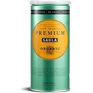 Premium Biologische Koffiebonen - Café Saula's bekroonde 100% Arabica Spaanse Espresso Blend 500g