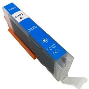 PGI470 CLI471 PGI-470 CLI-471 Inktcartridge for C-anon 470XL 471XL MG5740 MG6840 MG7740 TS5040 TS6040 TS8040 TS9040(471 C 1PC)