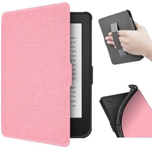 Geschikt for Kobo Clara 2E 2022 N506 Smart Folio Cover 6 inch E-book Reader Hand Houder Case (Color : Pink)
