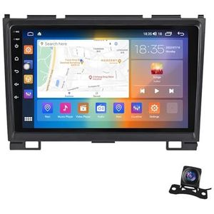 Android 13.0 2 Din Autoradio 10"" Touchscreen Auto Stereo Voor Great Wall Haval H3 H5 2011-2016 Met Draadloze Carplay Android Auto GPS Navigatie AHD Omgekeerd Beeld Stuurwielbediening(Size:P1(1G+16G))