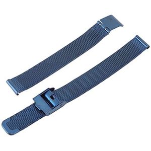 Horlogeband, Professionele Verstelbare Blauwe Vervangende Accessoire Draagbare Mesh Roestvrijstalen Horlogeband voor Thuis (20mm)