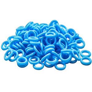 ThreeBulls 120Pcs Rubber O-Ring Schakelaar Dempers Keycap Sky Blue Voor Cherry MX Key Switch Toetsenborden Dempers