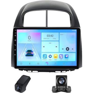 Autoradio 2 Din met Carplay Android Auto Wireless,geldt voor Toyota Passo XC10 For Daihatsu Boon Sirion 2004-2010 9inch touchscreen Bluetooth Stereo Auto FM-radio/achteruitrijcamera(NF-2)