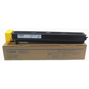 1 stuk C654 C754 TN711 TN712 tonercartridge compatibel met K-NICA M-NOLTA kopieercartridges, reserveonderdelen(Yellow)