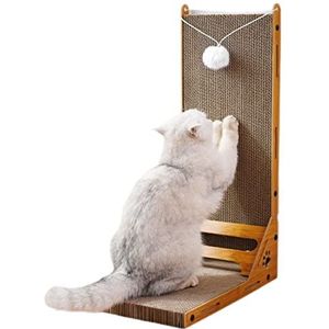 5 Pcs Kattenkrabber Karton | Gegolfd Krabmat Slaapmat - Kitten Lounger met meerdere krabhoeken om meubels te beschermen Ximan