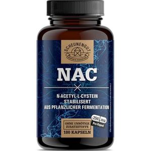 NAC – belangrijk: 750 mg N acetyl cysteïne hoge dosis per capsule – hoge biologische beschikbaarheid en verdraagzaamheid – geen toevoegingen – NAC capsules – NAC 800 – veganistisch en