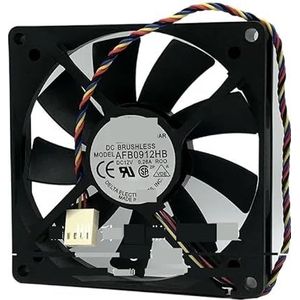 Voor Delta AFB0912DE 12V 0,26A 4-draads PWM temperatuurregelkast 9015 dubbele bal ultradunne ventilator