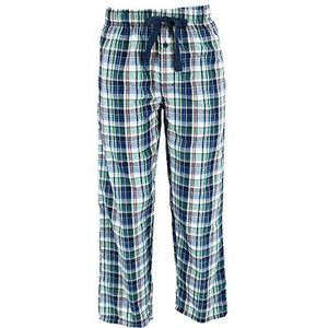 FRUIT OF THE LOOM Mannen geweven slaap pyjama broek bodem - blauw - L