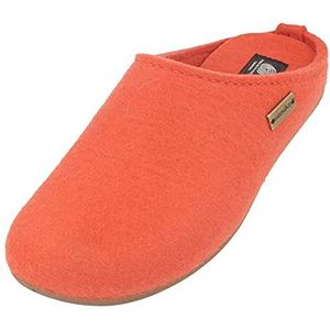 HAFLINGER Everest Fundus vilten pantoffels in eenvoudig design, kaneel, 44 EU