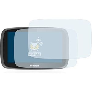 BROTECT 2x Antireflecterende Beschermfolie voor TomTom GO 5000 Anti-Glare Screen Protector, Mat, Ontspiegelend