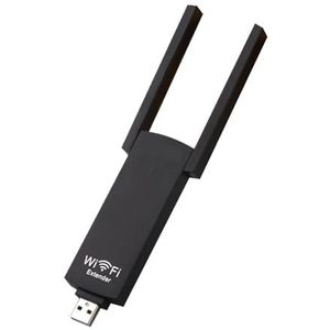 Wifi-extender USB Wifi-repeater 300 Mbps Wifi-signaalversterker Versterker Draadloze Router Groot Bereik Dubbele Antennes Uitgebreide Dekking