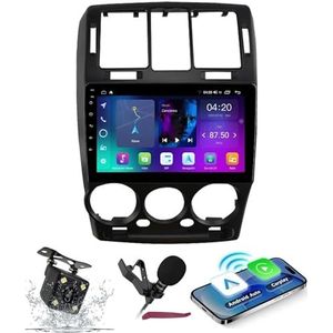 Android 14 Autoradio Navi voor H-yundai Getz 2002-2011 9 ""Screenradio met draadloze carplay Android Auto GPS Navigatieondersteuning Bluetooth 5.0 HIFI FM 5G-WiFi SWC MIC-camera,M400s