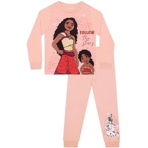 Disney Moana Pyjama’s | Glitter Pyjamas Voor Meisjes | Meisjes Pyjama-sets | Oranje 104