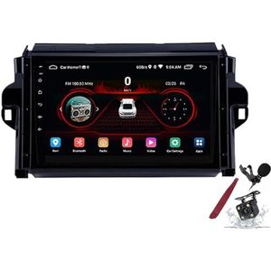 Android 15 Autoradio voor T-oyota Fortuner (2016-2020) 9 inch 2K Touchscreen 2000 * 1200 Android Head Unit Multimedia Speler met Carplay GPS Navi BT 5G WiFi DSP SWC,Y2