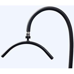 PA-DABAOO Hoofd Spa Equipment Home Salon Hoofd Massage Spa Equipment Rack Voor Waterval Doucheschampoo, Draagbare Shampoo Bowl Douchekraan, Spa -Ervaring Douche,zwart