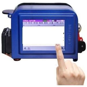 Draagbare inkjetprinter Handheld Printer Draagbare Kleine Codeermachine Hogere precisie Logo Sneldrogende inkjetprinter kan verbinding maken met mobiele telefoon(Cp12 black ink)