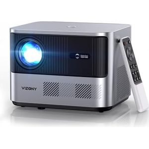VIZONY FHD 1080P Projector 4K Ondersteuning, 800ANSI 5G WiFi Bluetooth, Outdoor Met Volledig Verzegelde Motor/Elektrische Focus/4P4D/PPT/Zoom, Home Movie Compatibel W/iOS/Android/PC/TV