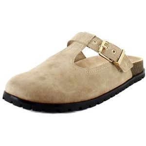 Steve Madden Atticus klomp voor dames, Taupe suede, 36 EU