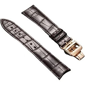 Voor Jaeger-riem Toepasbare roestvrijstalen vlindergesp 20 mm, 22 mm watch strap