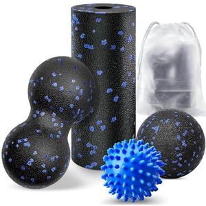 Eurtes Massageballen, kleine rol, egel 7 cm, dubbele wervelkolom, 4 stuks