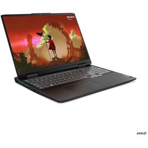 Lenovo IdeaPad Gaming 3 AMD Ryzen™ 7 6800H Laptop 40,6 cm (16") WUXGA 16 GB DDR5-SDRAM 512 GB SSD NVIDIA GeForce RTX 3050 Wi-Fi 6 (802.11ax) Windows 11 Home Grijs