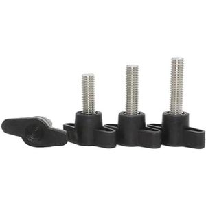 Handvastzetbouten van roestvrij staal 304, 4 stuks verstelbare Z-type duimschroeven(M8x25mm)