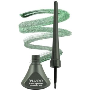 Palladio Vloeibare eyeliner, sterk gepigmenteerde en waterdichte eyeliner, voor intensieve oogdefinitie, smeerbestendige eyelinervloeistof, inclusief Easy Grip Wand en Felt Tip Eyeliner Applicator