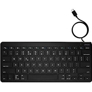 ZAGG 103202221 toetsenbord Universeel USB QWERTY Brits Engels Zwart