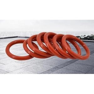 Siliconen O-ring ringensets Afdichtingspakkingen O-ring Waterdicht Oliebestendig en hoge temperatuur Oring Reparatiedoos Assortimentsset (Color : Red 3.1mm (1set))