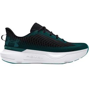 Under Armour Ua Infinite Pro hardloopschoenen voor heren, neutrale schoen, zwart - blauw, maat 47, Black Hydro Teal Circuit Teal, 47 EU