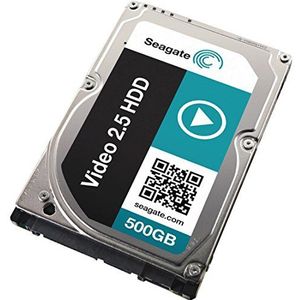Seagate Video 2.5 HDD 500 GB 6,4 cm 2,5 inch 5400 rpm SATA 3 Gb/s 16 MB cache hoogte 7 mm 24x7 BLK