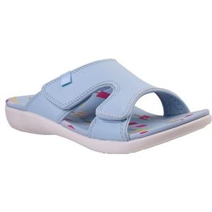 Spenco Kholo Beach schuifsandalen voor dames, lichtblauw, 38 EU Breed