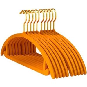 Kledinghangers Kleding Hangers Massaal Draadhangers Voor Volwassen Kleding Jas Opbergrek Antislip Hangende Kledingkast Organisator Houder Gouden Haak Kleerhangers voor Garderobe (Color : D, Size : 1