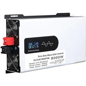 Spanningsomvormer 8000W 12V 24V 48V 60V 72V 96V Naar AC 110V 220V Zuivere Sinusomvormer Auto-omvormers Zonne-energie Off-grid Omvormers Voeding Omvormer(60V,220-230V 50HZ,Europe)