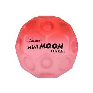Sunflex® x Waboba® Moon Ball Mini Rood | Springbal | Springende rubberen bal | Speelbal | Ball-kraters genereren knallend geluid | Gemakkelijk te grijpen | Flummies voor kinderen | Bouncing Ball