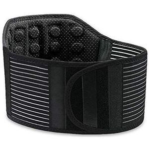 Tailleband, Lumbale brace Magnetische warmte Zelfverwarmende rugsteunriem Toermalijnmagneten Stof - Dames en heren Pijn in de onderrug Hernia(M)