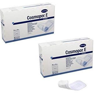 2 x 25 Hartmann Cosmopor E-wondpleisters, klevend, steriel, 15 x 8 cm