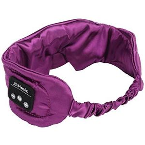 Smart Sleeping Eyepatch, 150 MAh Batterij Volumeregeling Ultradunne Headset Draadloos Muziekoogschild Om 's Nachts Te Slapen (Paars)